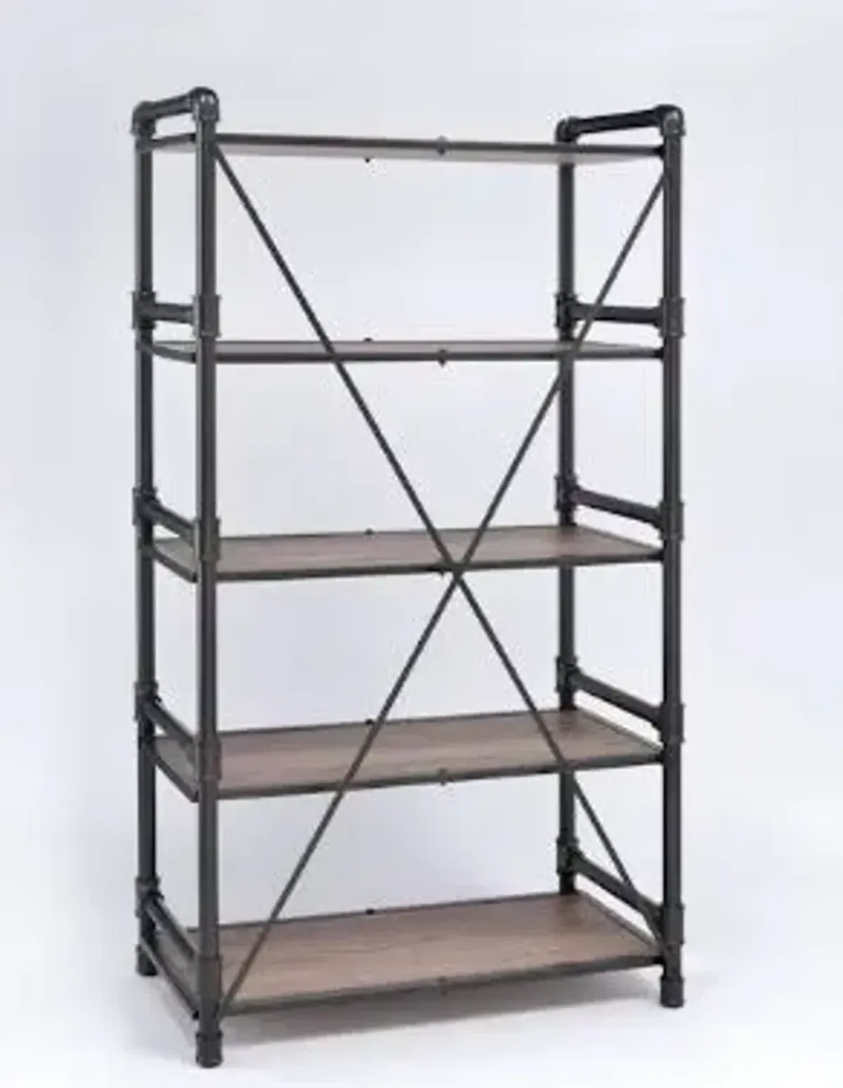 Caitlin - Bookshelf - Rustic Oak Black