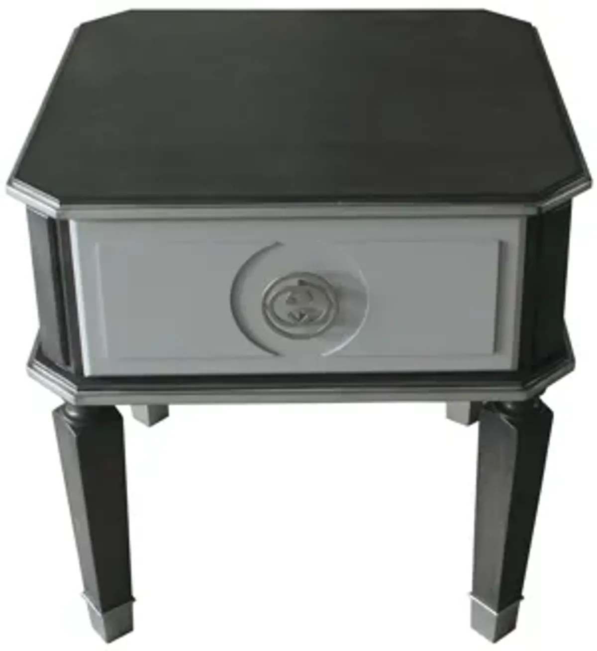 House Beatrice - End Table - Charcoal / Light Gray