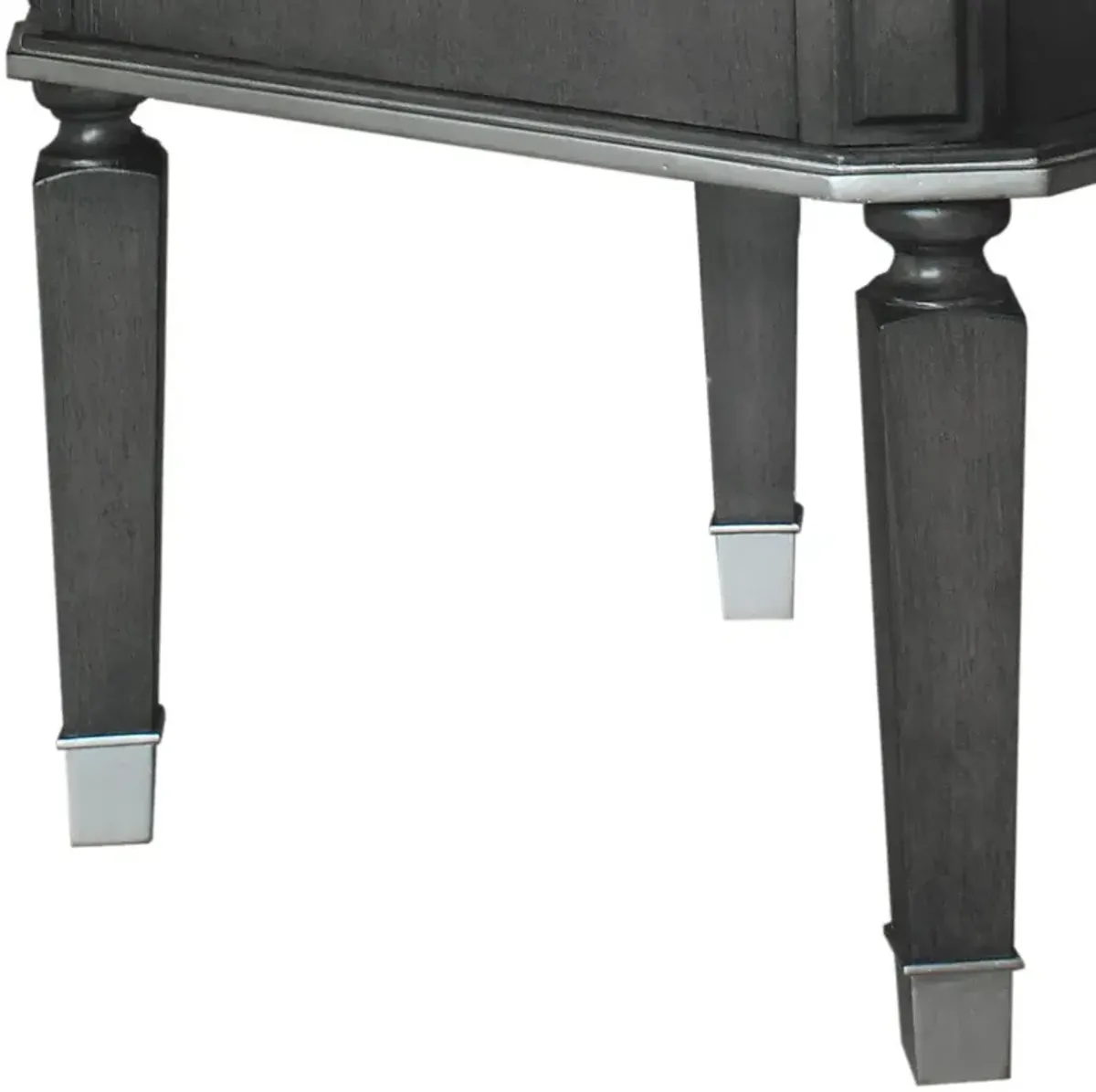 House Beatrice - End Table - Charcoal / Light Gray