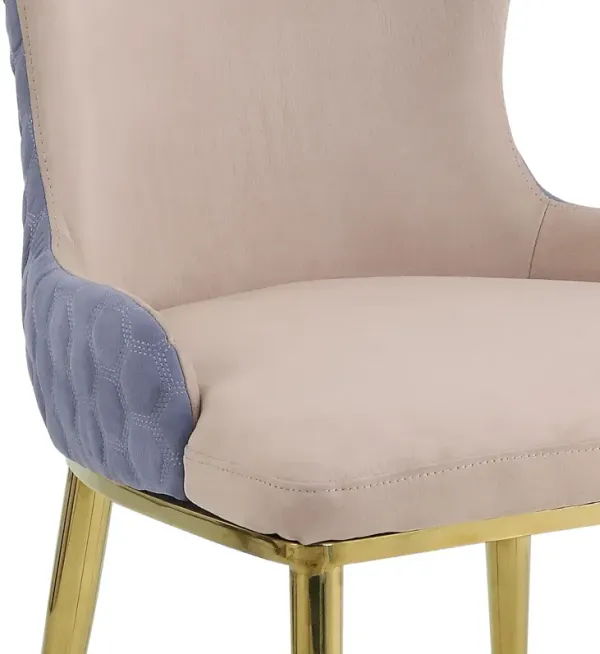 Caolan Lavender - Side Chair (Set of 2) - Tan / Gold