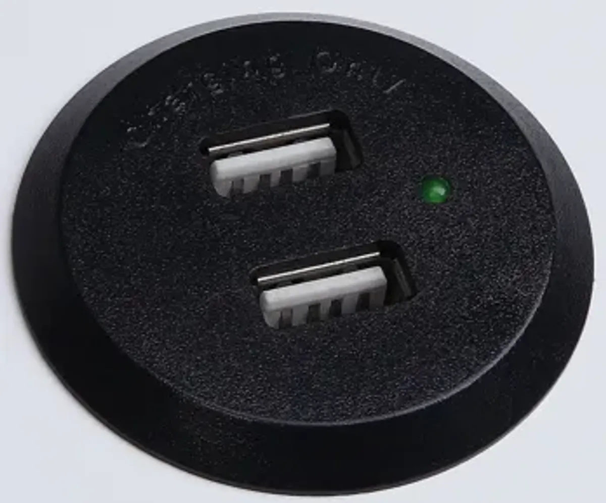 Fierce - Accent Table With Built - In USB Port