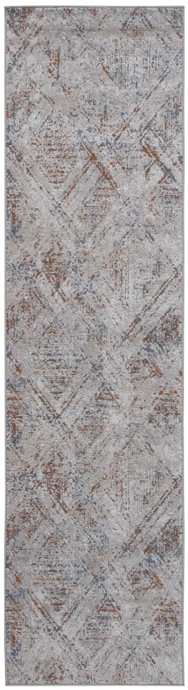 Payas - 2' x 8' Geometric Non-Shedding Stylish And Stain Resistant Area Rug - Beige