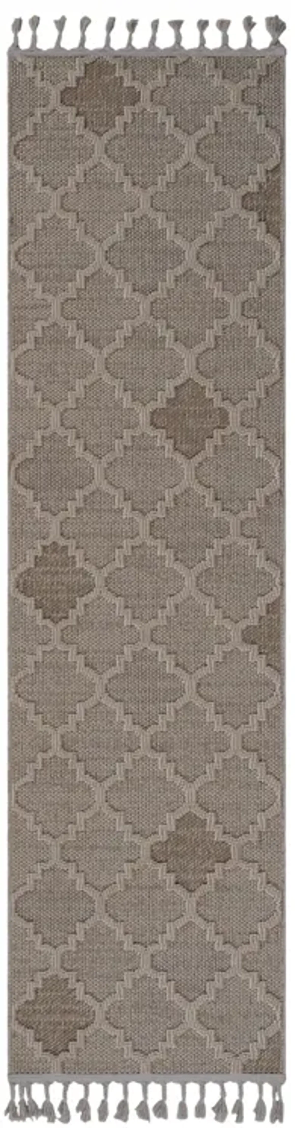 Guros - 2' x 8' Trellis Indoor / Outdoor Area Rug