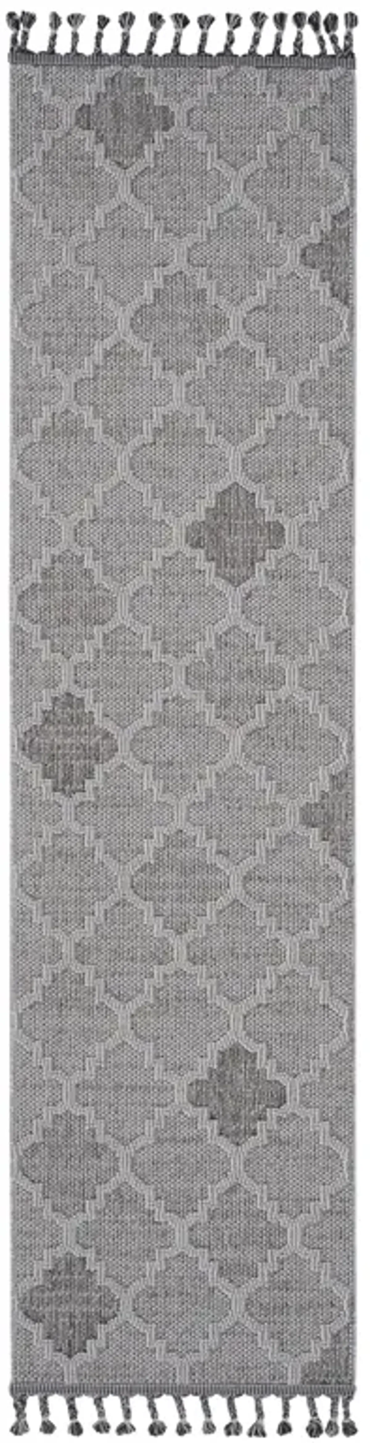 Guros - 2' x 8' Trellis Indoor / Outdoor Area Rug