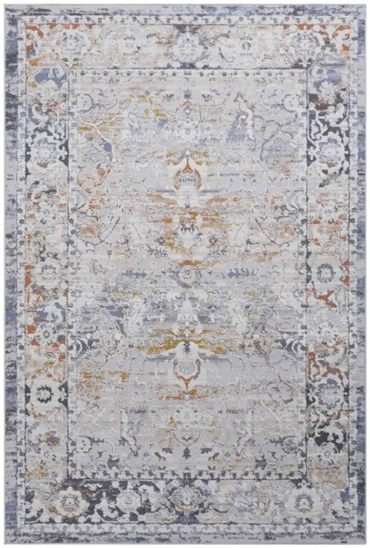 Traditional Non-Shedding Stain Resistant Area Rug