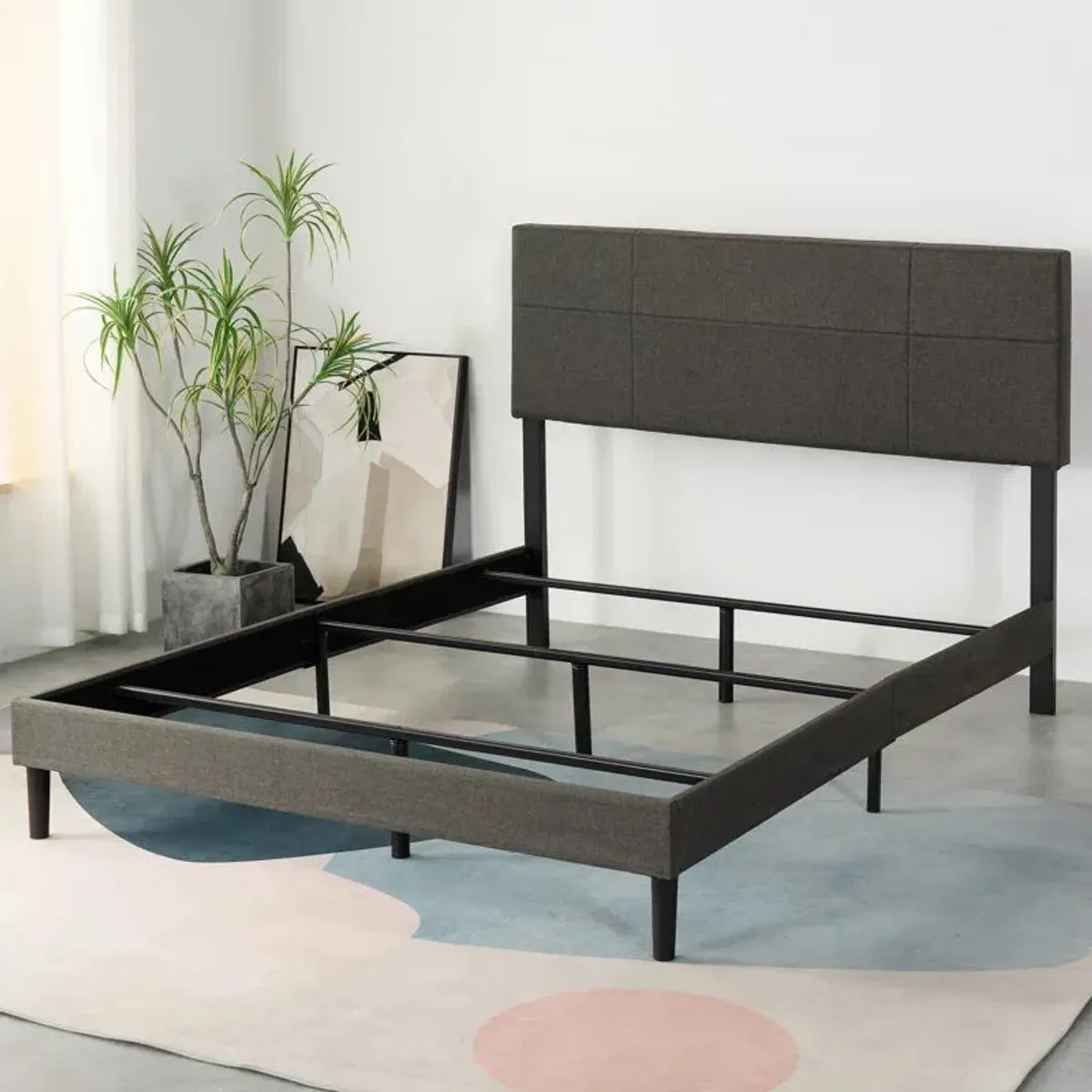 Denna - Minimalist Style Slat Bed