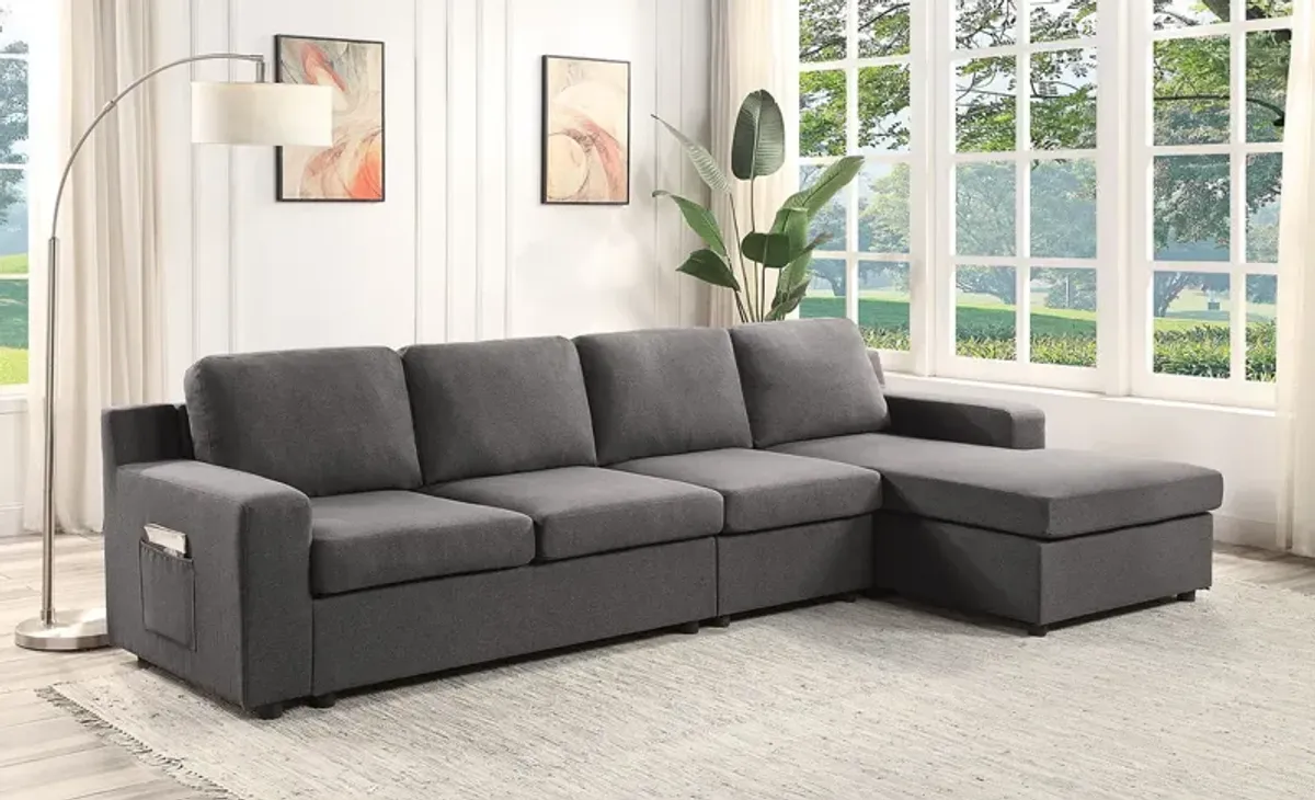 Waylon - Linen Sectional Sofa