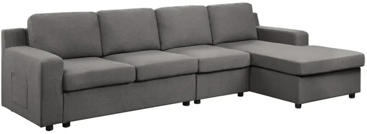 Waylon - Linen Sectional Sofa