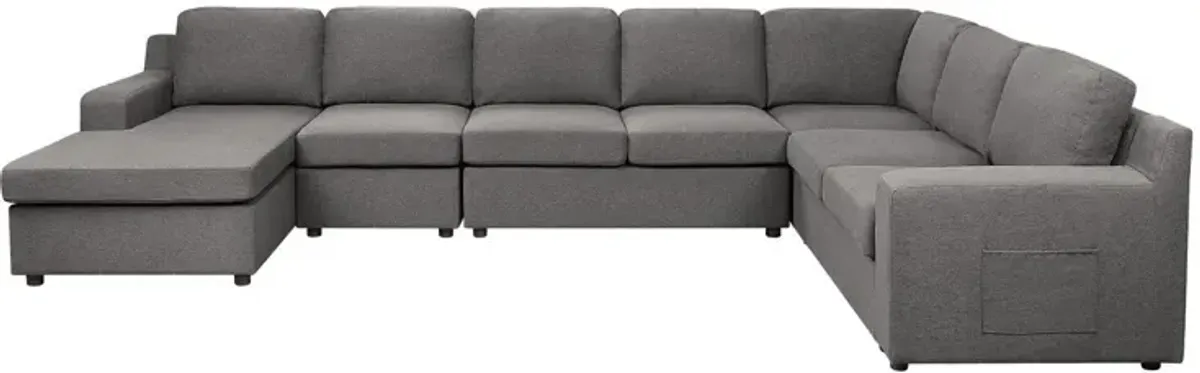 Waylon - Linen Sectional Sofa