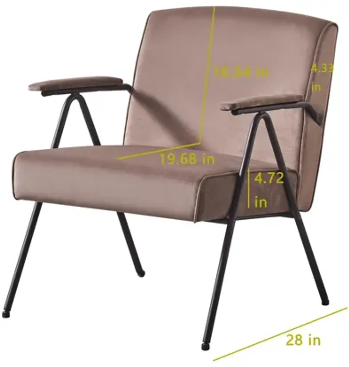 Cloth Leisure - Metal Frame Recliner, For Living Room And Bedroom