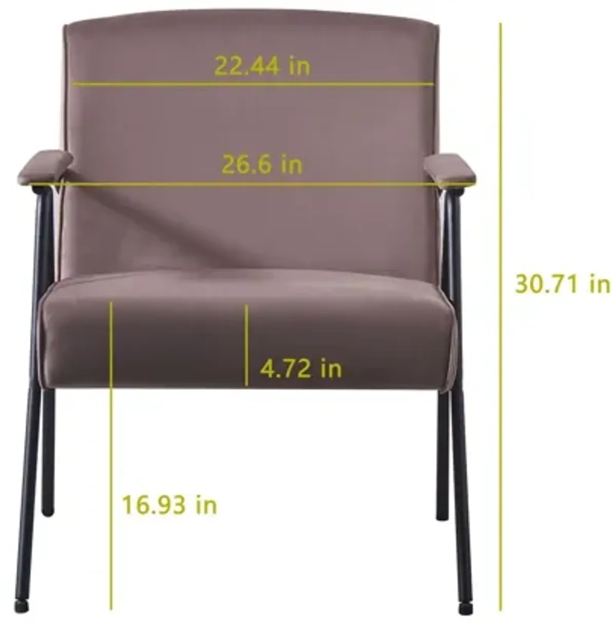 Cloth Leisure - Metal Frame Recliner, For Living Room And Bedroom