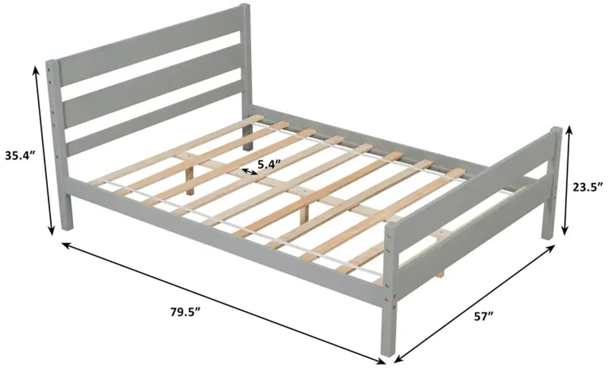 Bed With Headboard And Footboard