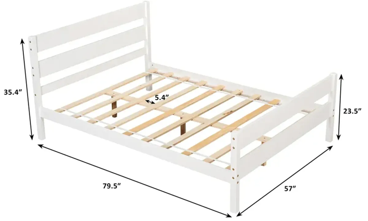 Bed With Headboard And Footboard