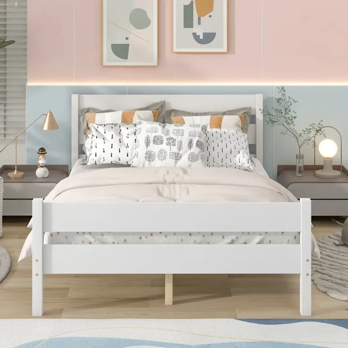 Bed With Headboard And Footboard