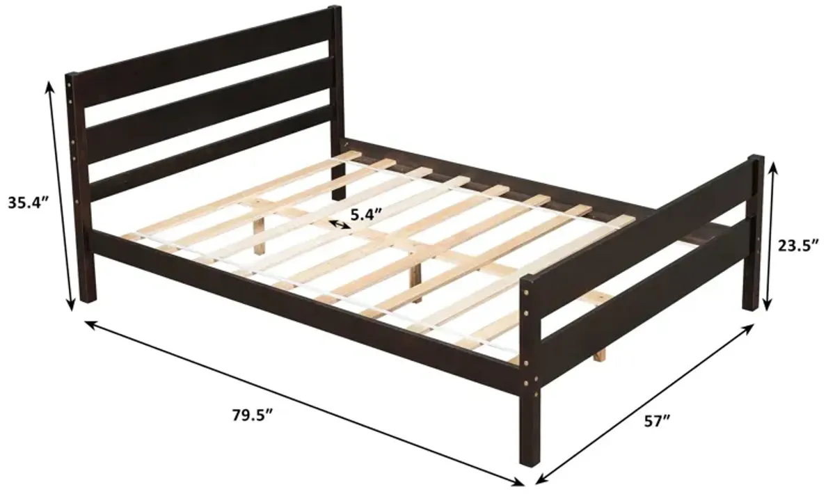 Bed With Headboard And Footboard