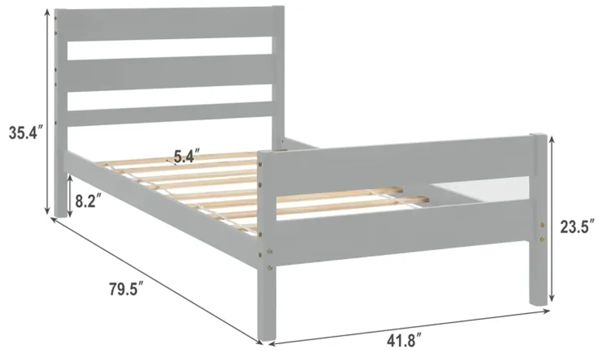 Bed With Headboard And Footboard