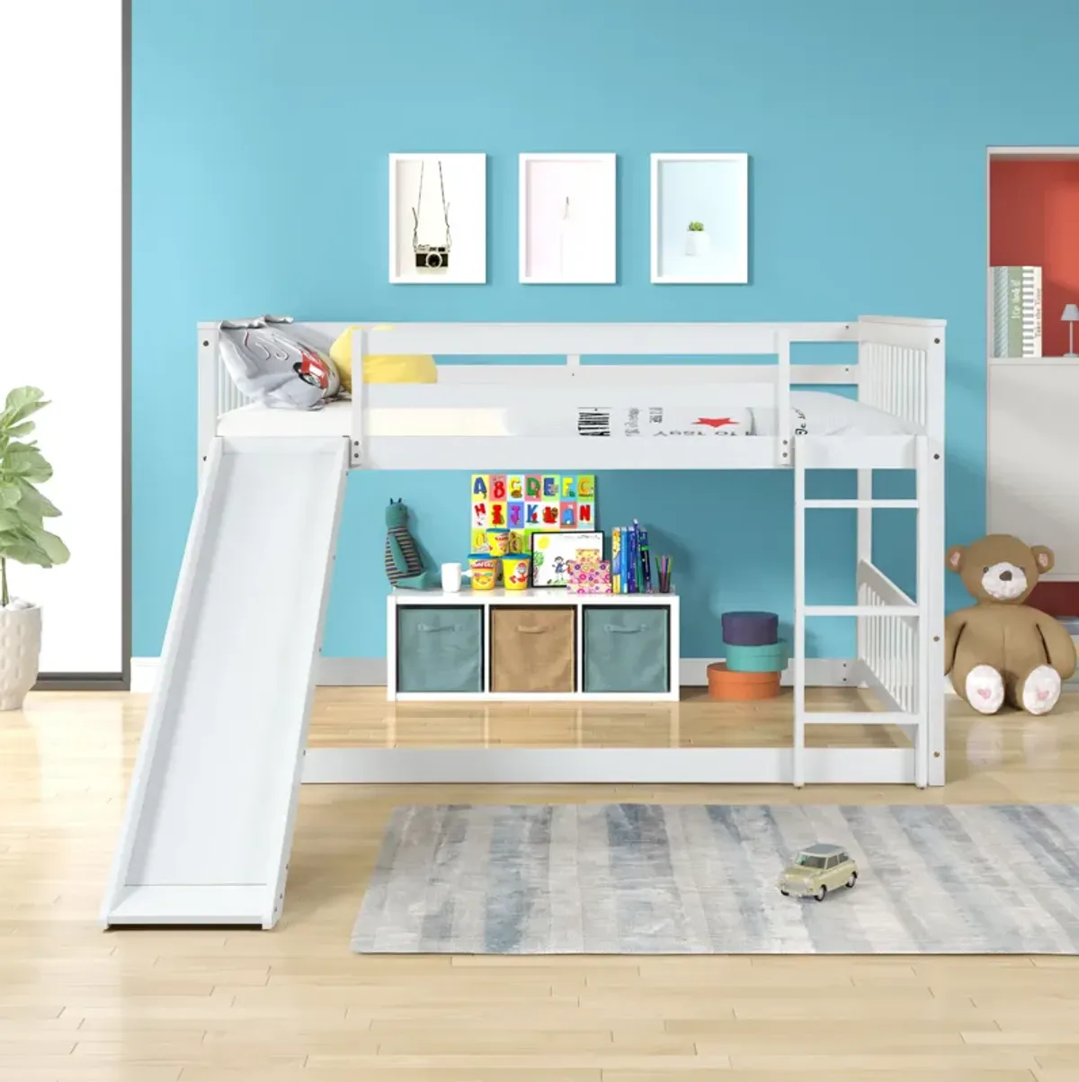 Bunk Bed With Slide And Ladder