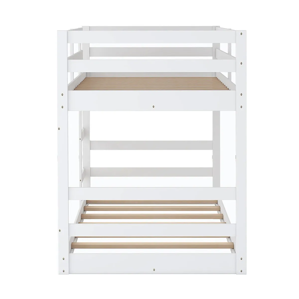 Twin Over Twin Bunk Bed With Ladder