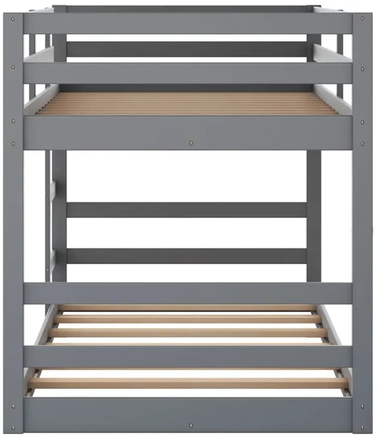 Twin Over Twin Bunk Bed With Ladder