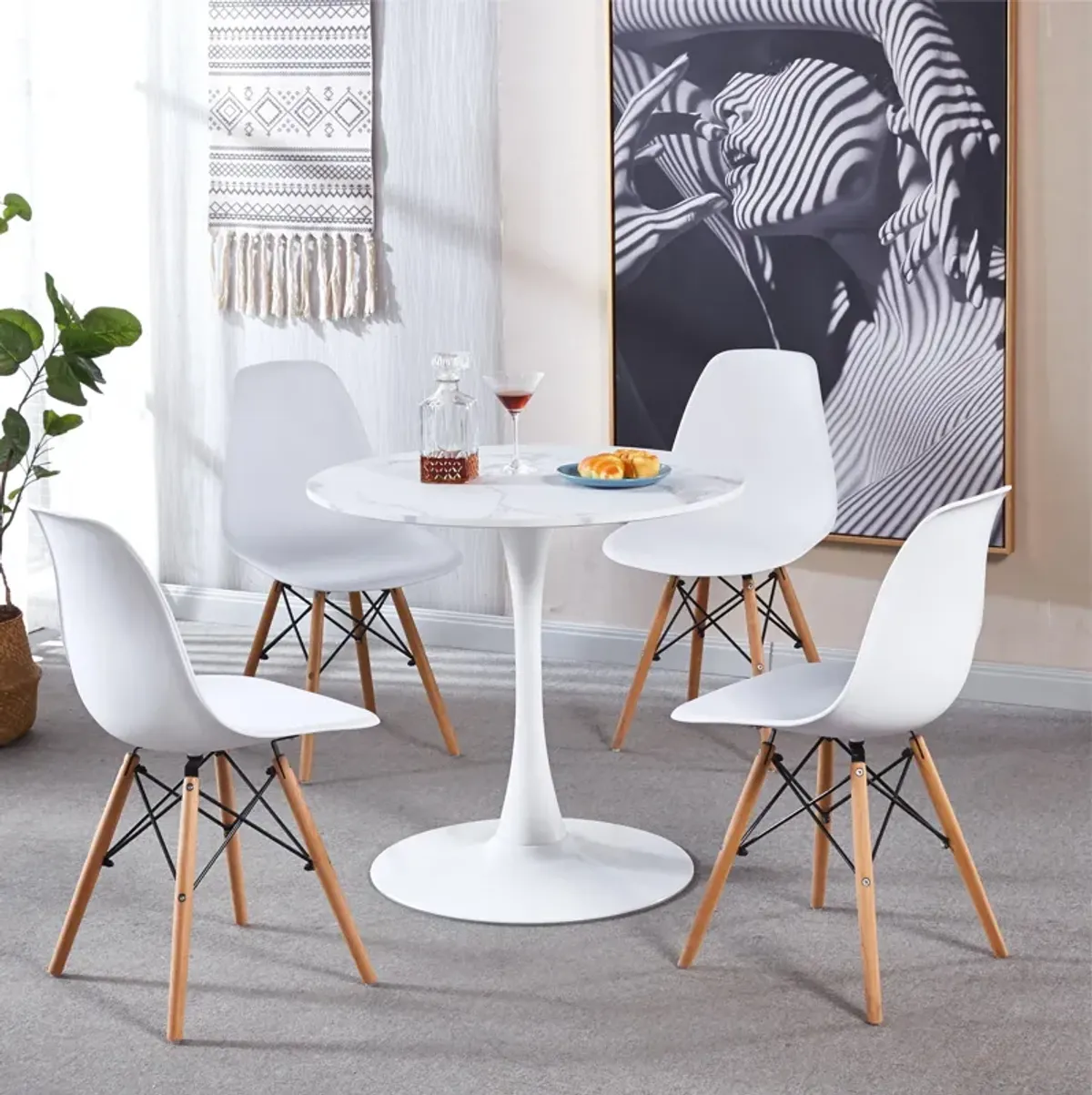 Tulip Special Dining Table, MDF Dining Table