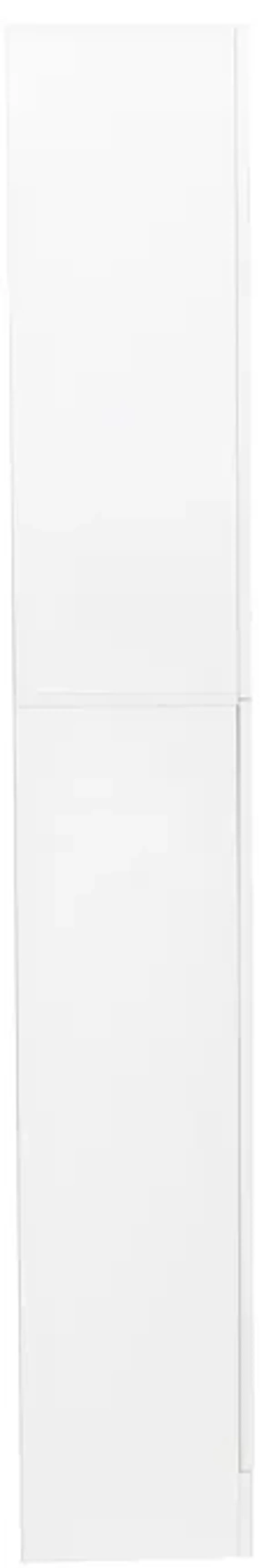 Freestanding Cabinet With Inadjustable Shelves And Two Doors For Kitchen, Dining Room - White