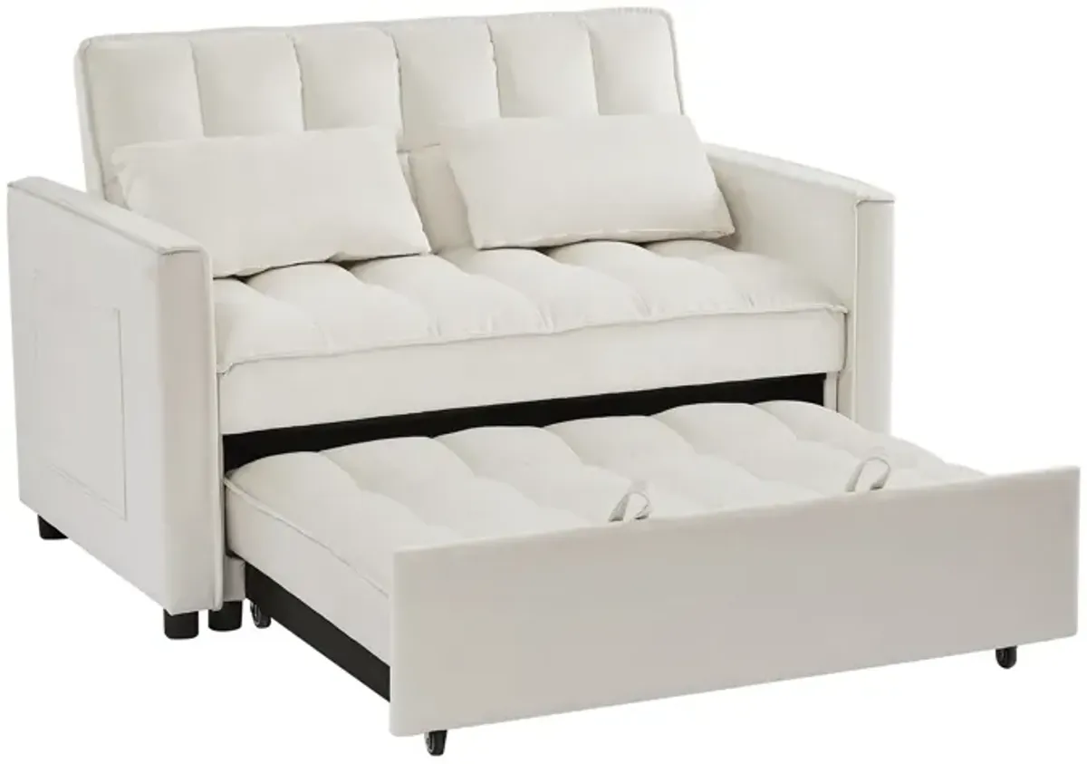 Velvet Loveseat Sofa Bed