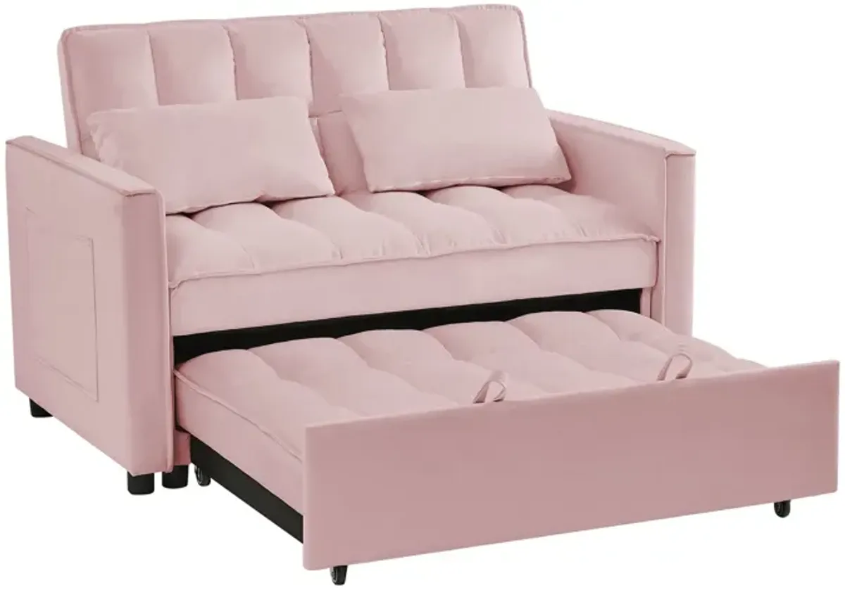 Velvet Loveseat Sofa Bed