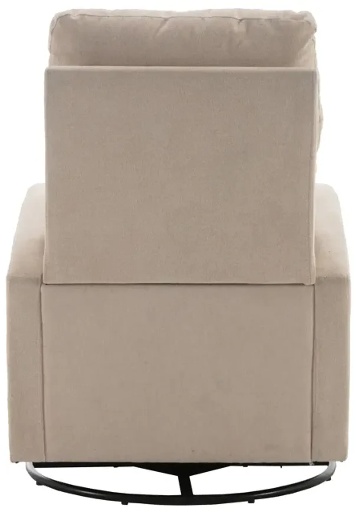 Jiada - Upholstered Swivel Glider Rocking Chair For Nursery Modern Style One Left Bag