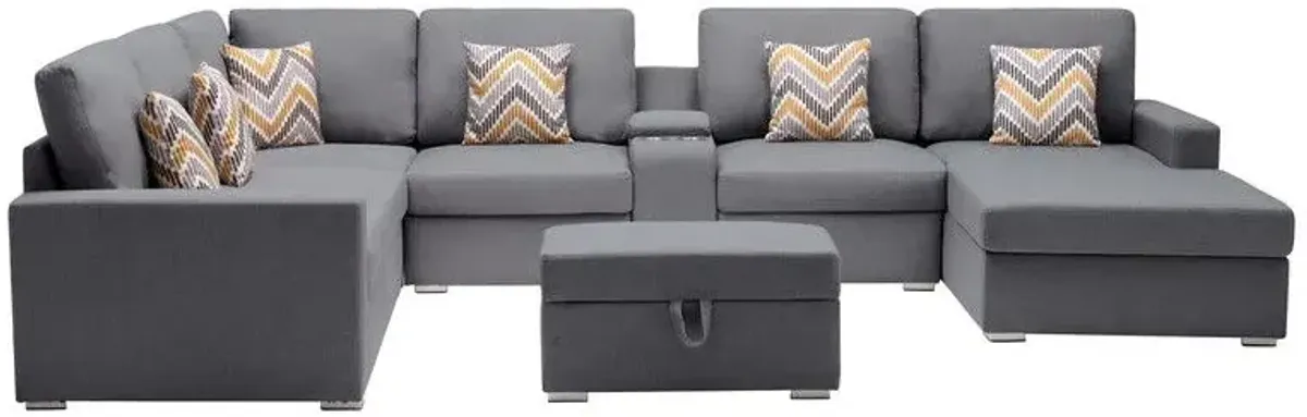 Nolan - 8 Piece Sectional Sofa With Interchangeable Legs