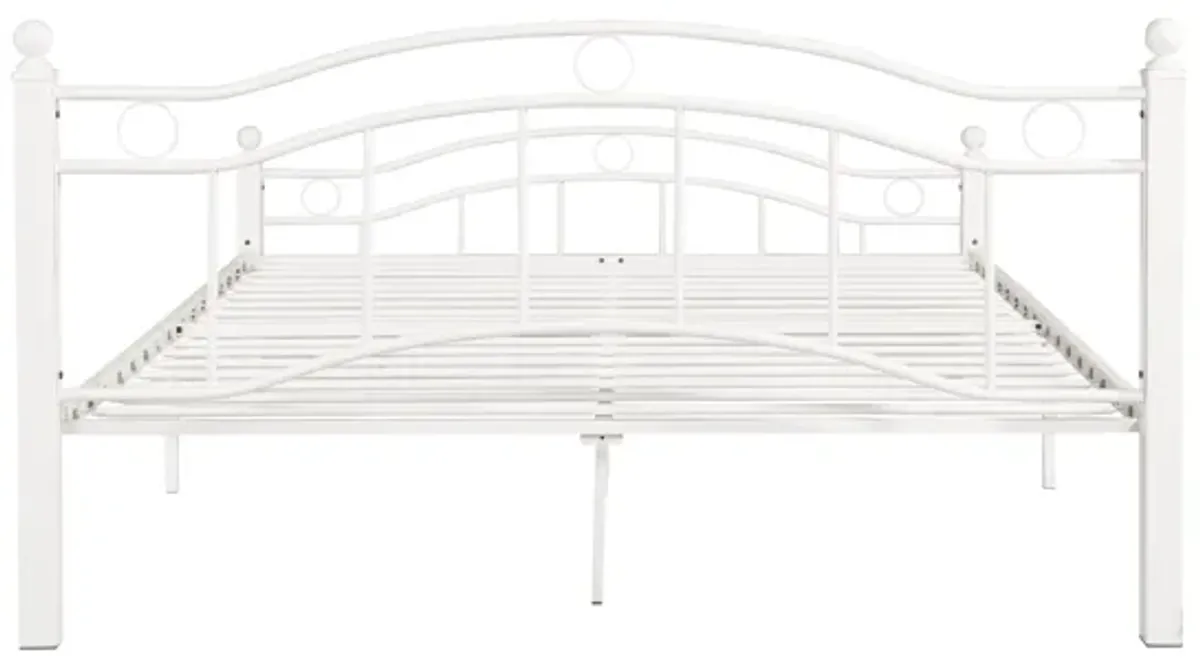 Metal Bed Frame With Headboard And Footboard