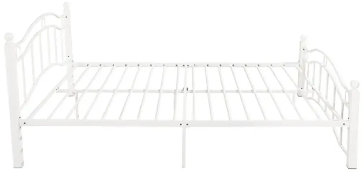 Metal Bed Frame With Headboard And Footboard