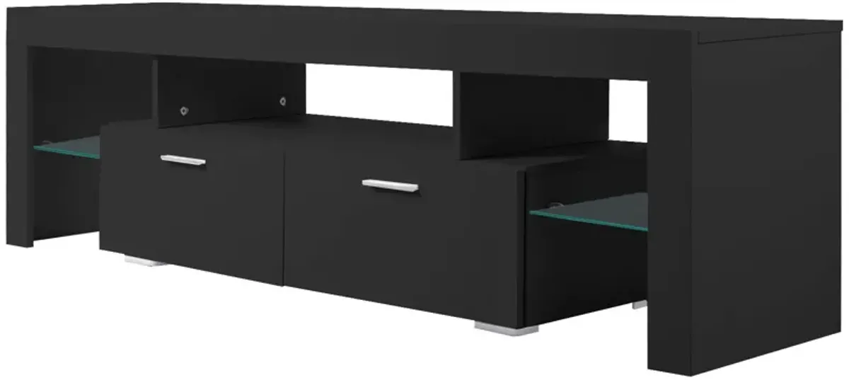 LED TV Stand Modern TV Stand With Storage Entertainment Center With Drawer TV Cabinet For Up To 75" For Gaming Living Room Bedroom