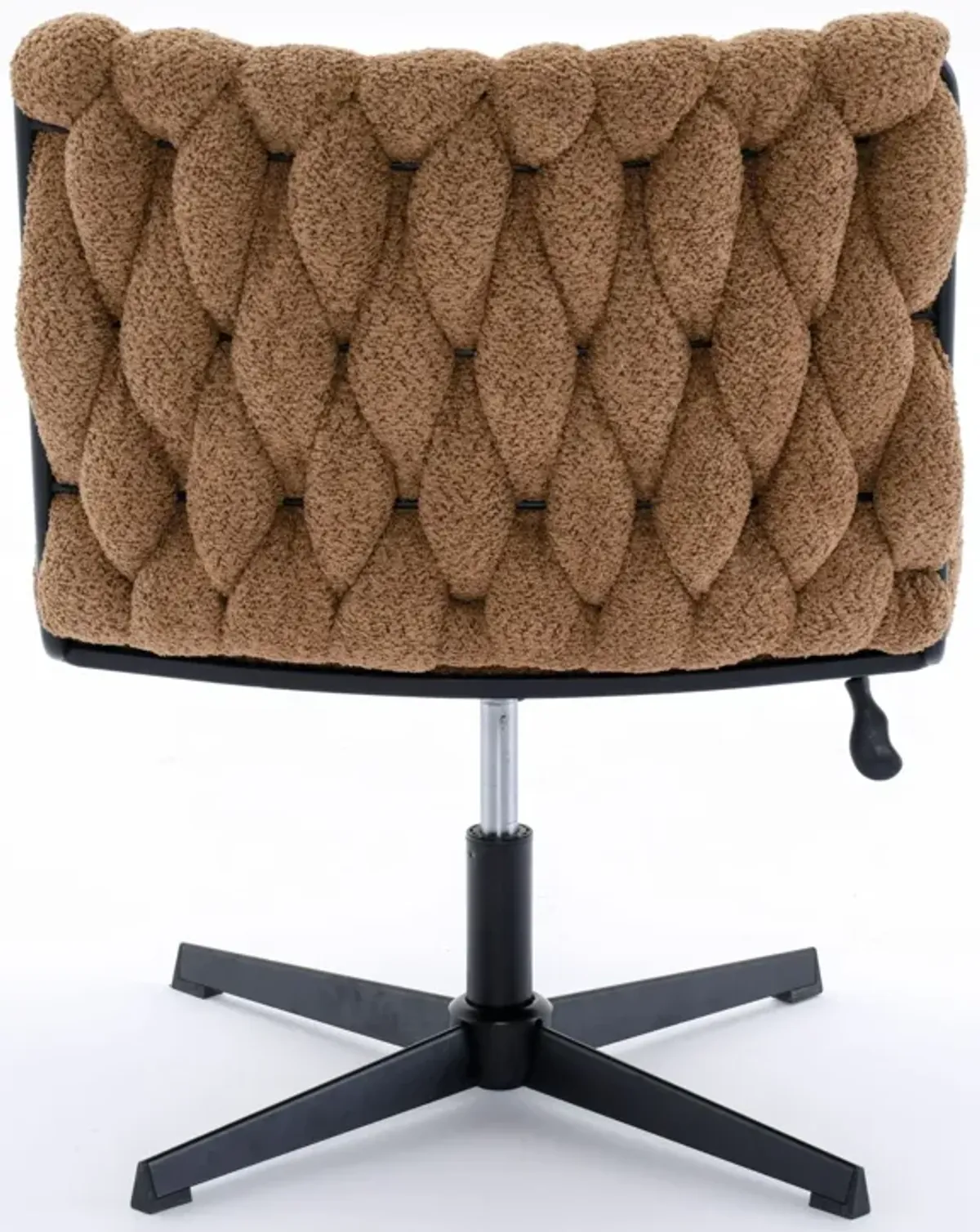 Armless Office Desk Chair No Wheels