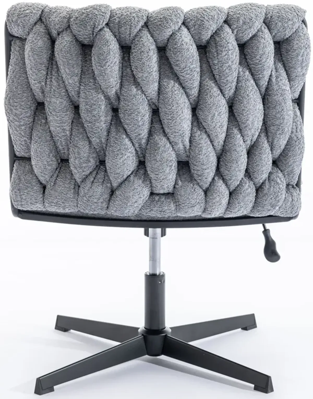 Armless Office Desk Chair No Wheels