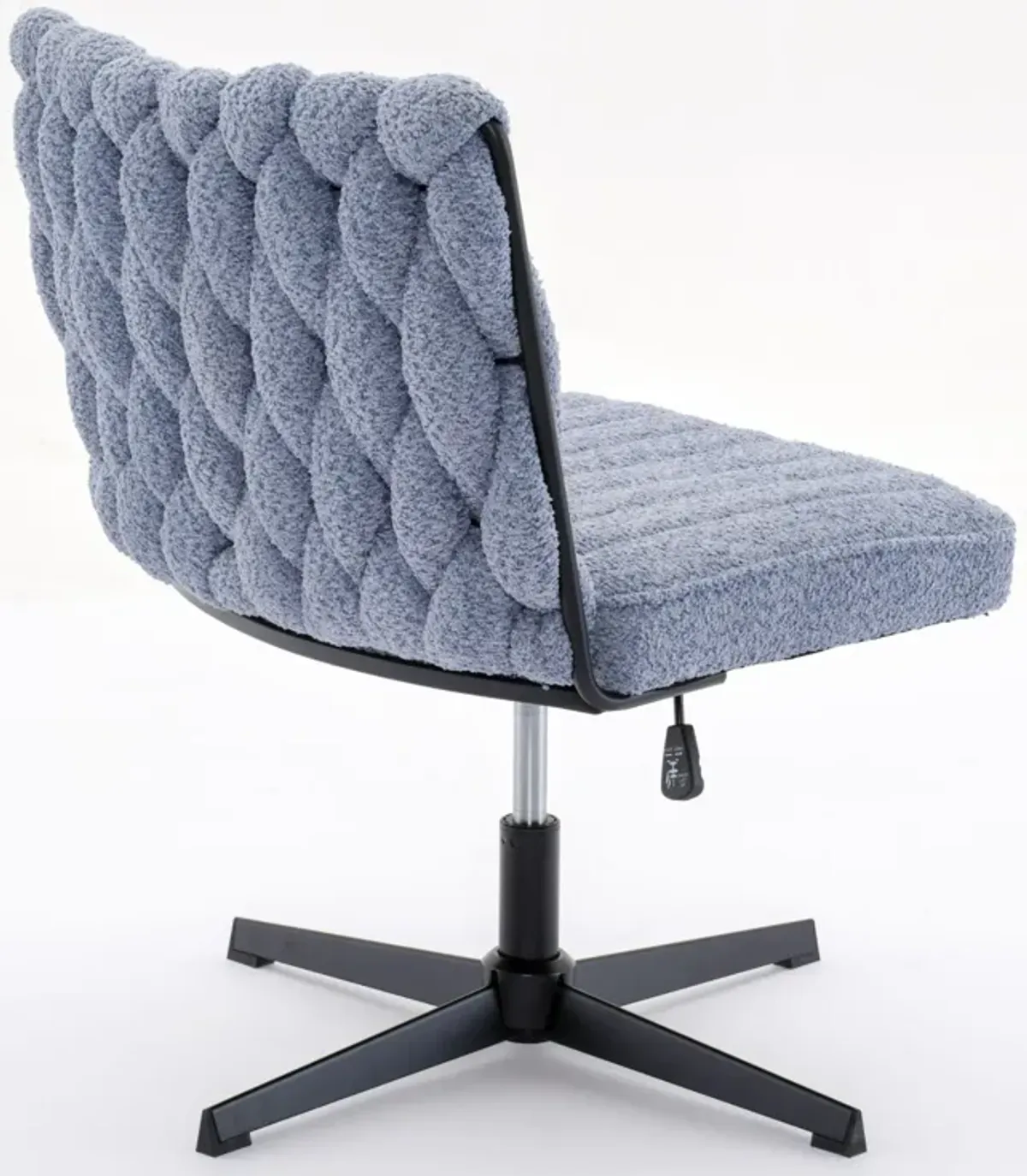 Armless Office Desk Chair No Wheels