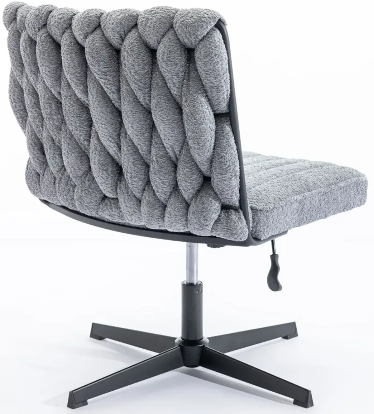 Armless Office Desk Chair No Wheels