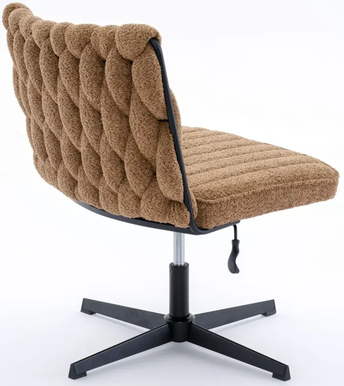 Armless Office Desk Chair No Wheels