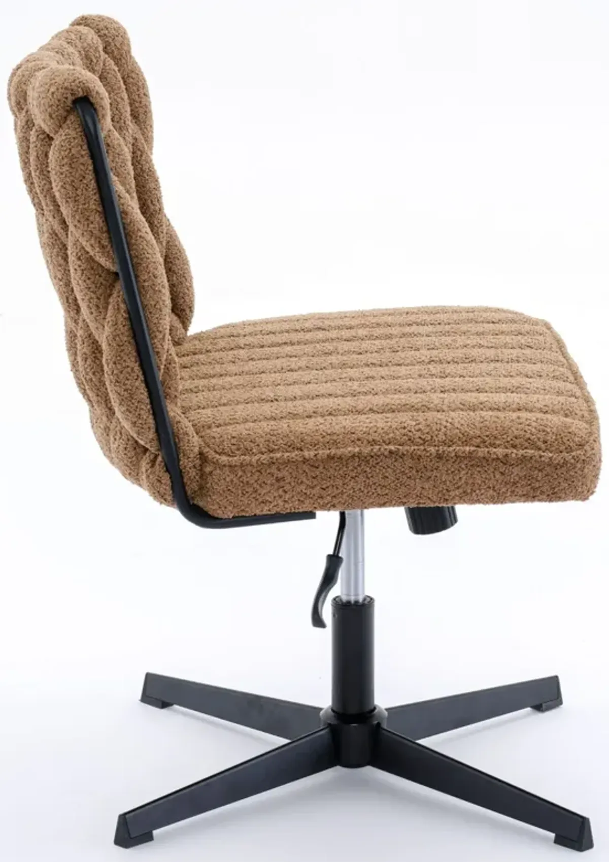 Armless Office Desk Chair No Wheels