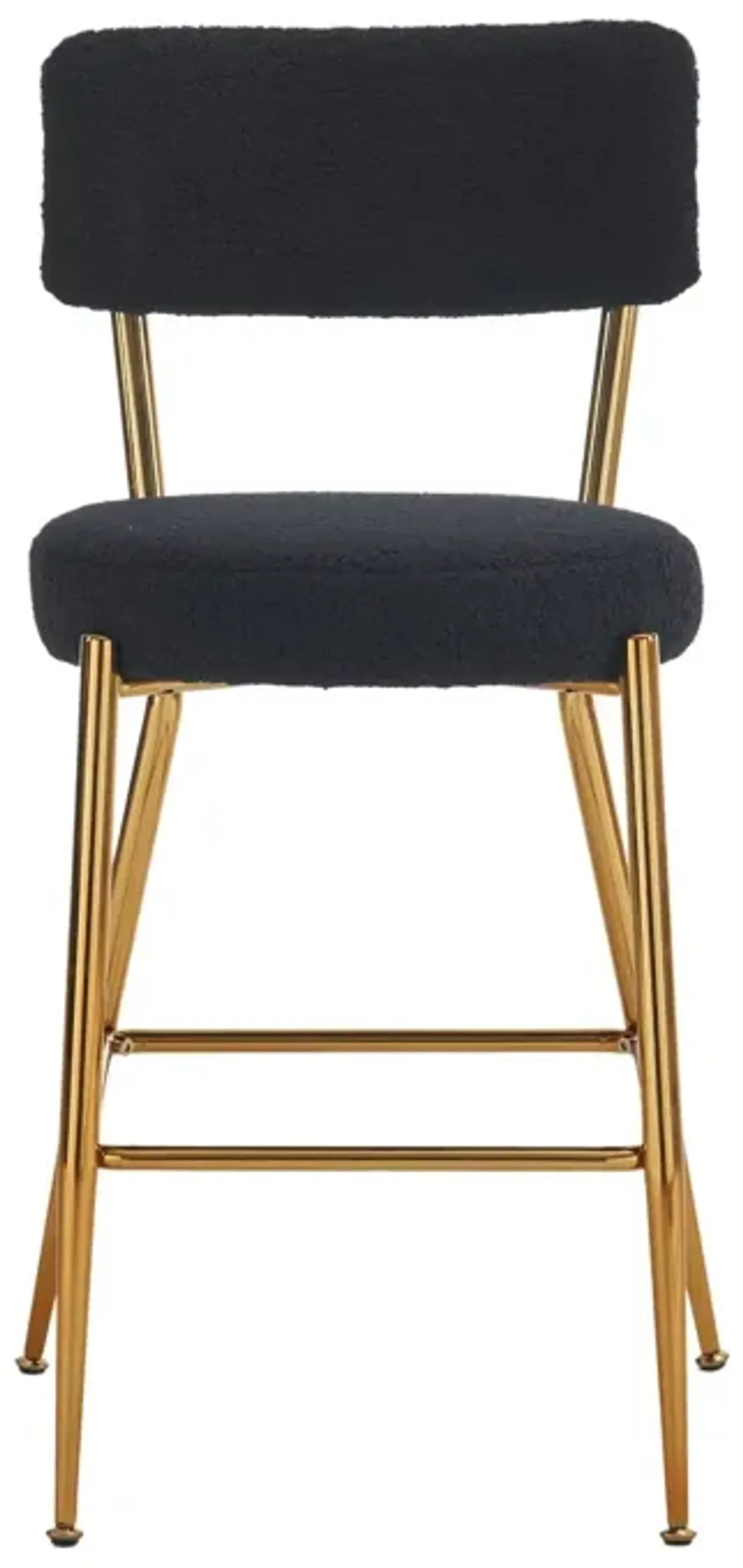 Modern Teddy Fabric Upholstered Bar Stools