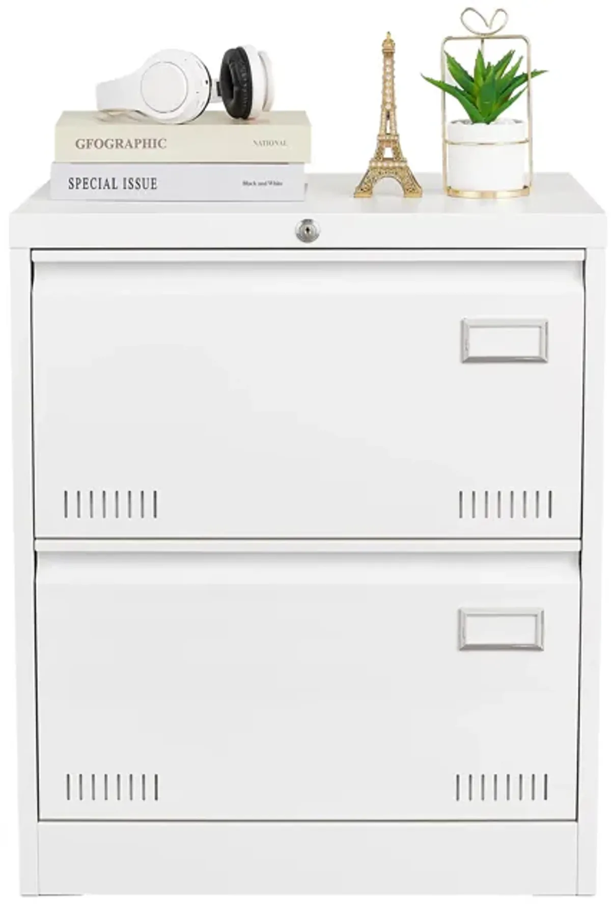 Filing Cabinet Lateral File Cabinet 3 Drawer, Locking Metal File Cabinets Three Drawer, Office Filing Cabinet With Lock Drawers For Home Office