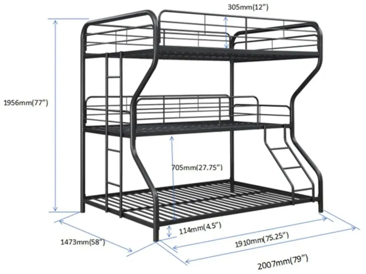 Triple Bunk Bed