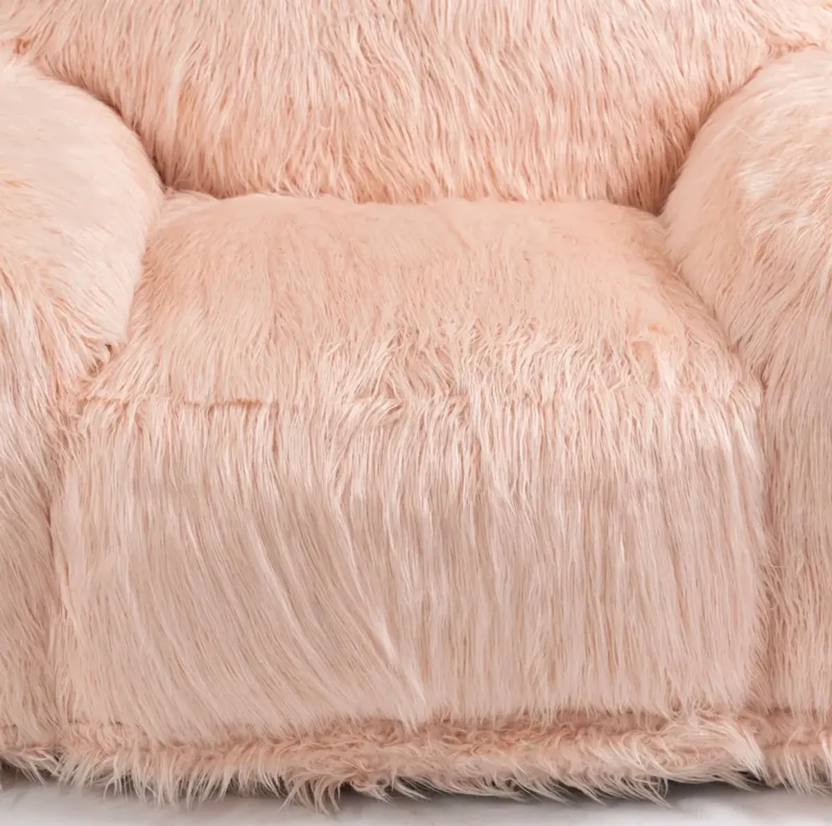 Bean Bag Chair Lazy Long Hair Sofa Bean Bag Chair Adult, Teen High Density Foam Filled Modern Focus Chair Comfortable Living Room, Bedroom Chair