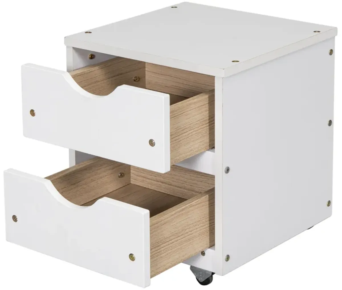 Versatile Bed With Trundle, Under Bed Storage Box And Nightstand