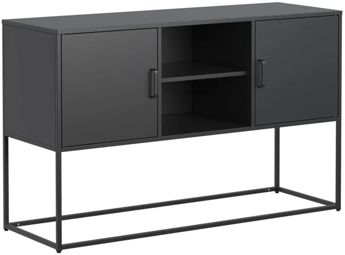 Modern Sideboard Buffet With Plenty Of Storage Space, Anti-Tilt Mechanism, Elegant Handles, Silent Magnetic Closure And Eco-Friendly Finish For Kitchen, Dining Room And Living Room