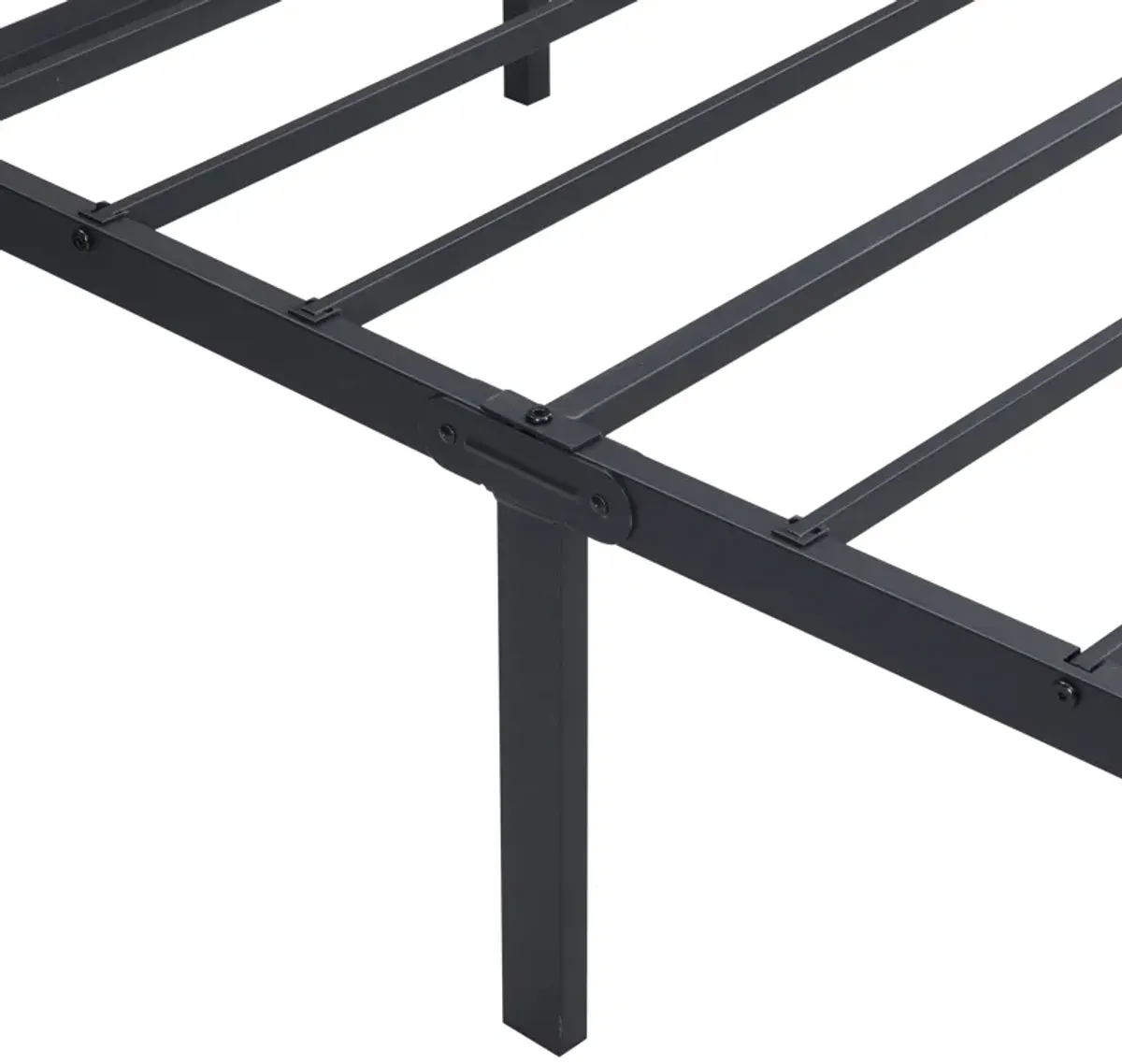 Queen Metal Bed - Black