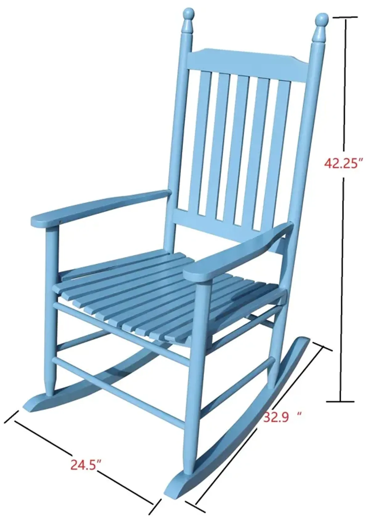 Wooden Porch Rocker Chair