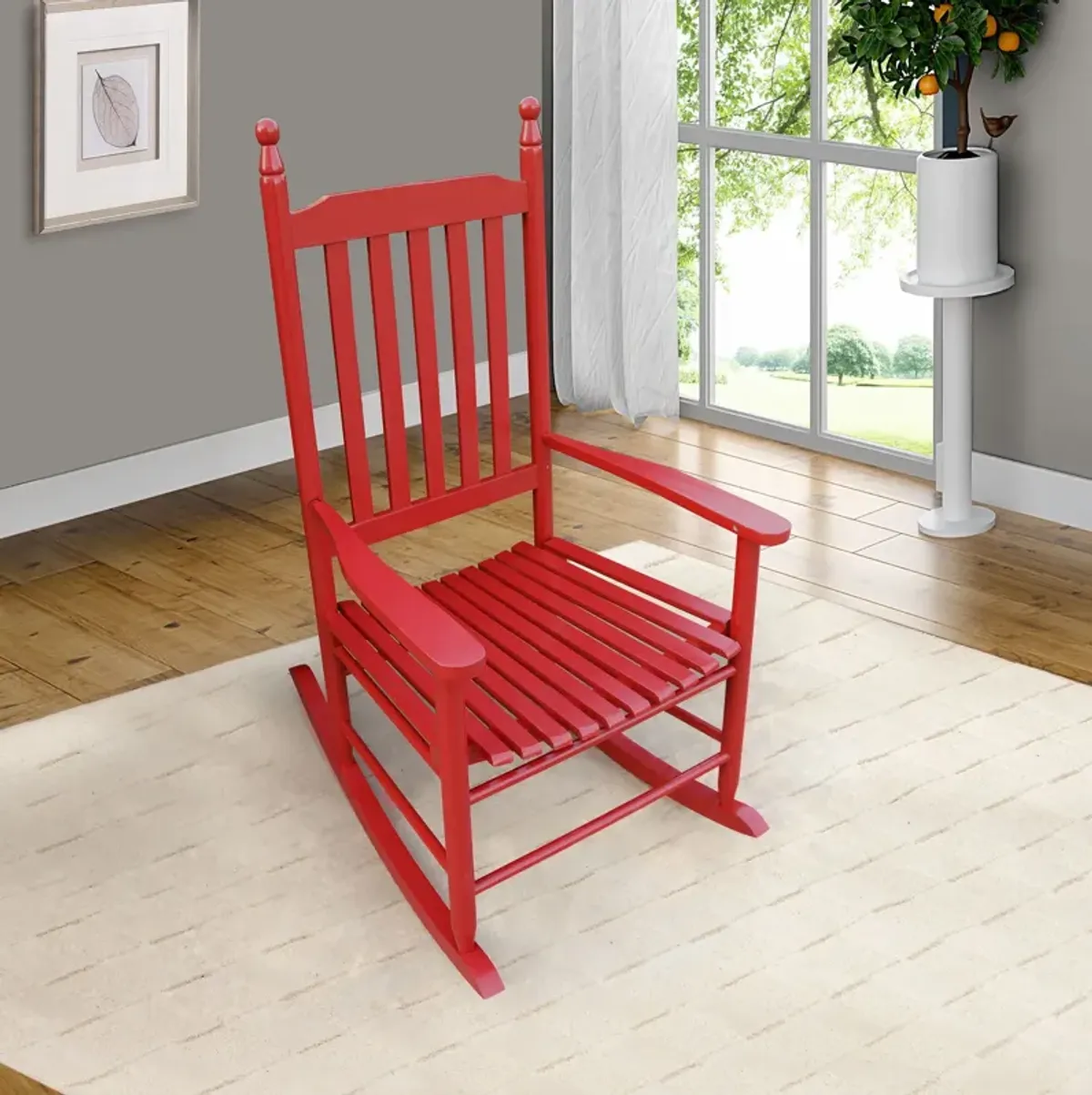 Wooden Porch Rocker Chair