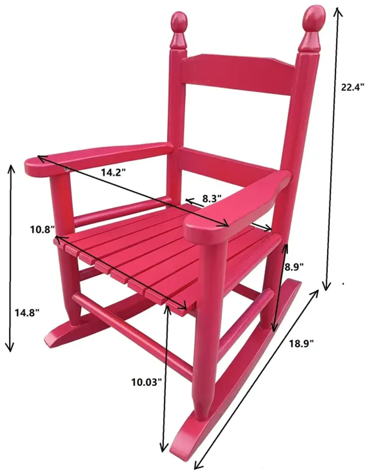 Children's Rocking Chair Indoor Or Outdoor, Suitable For Kids, Durable