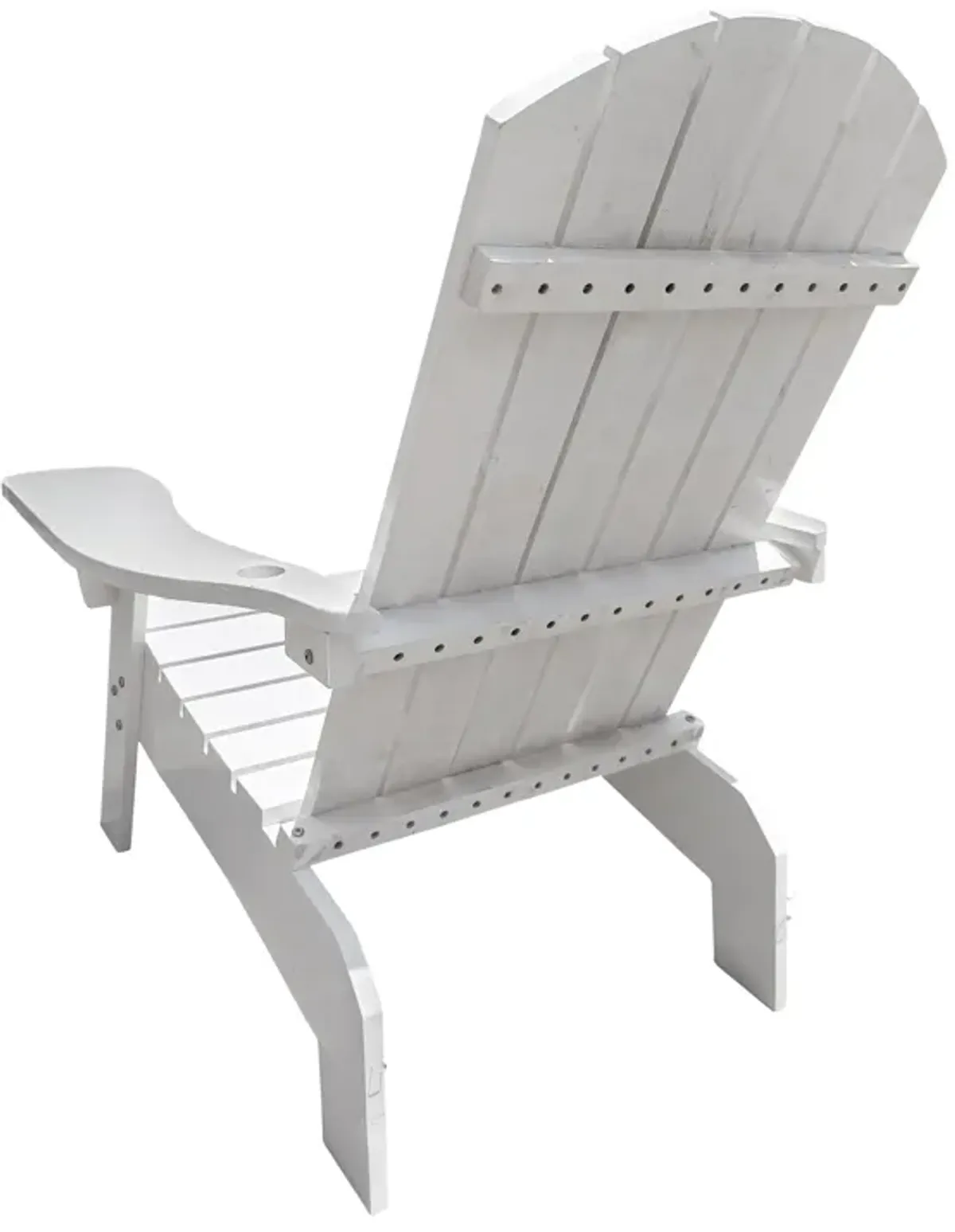 Outdoor Or Indoor Adirondack Chair With An Hole To Hold Umbrella On The Arm