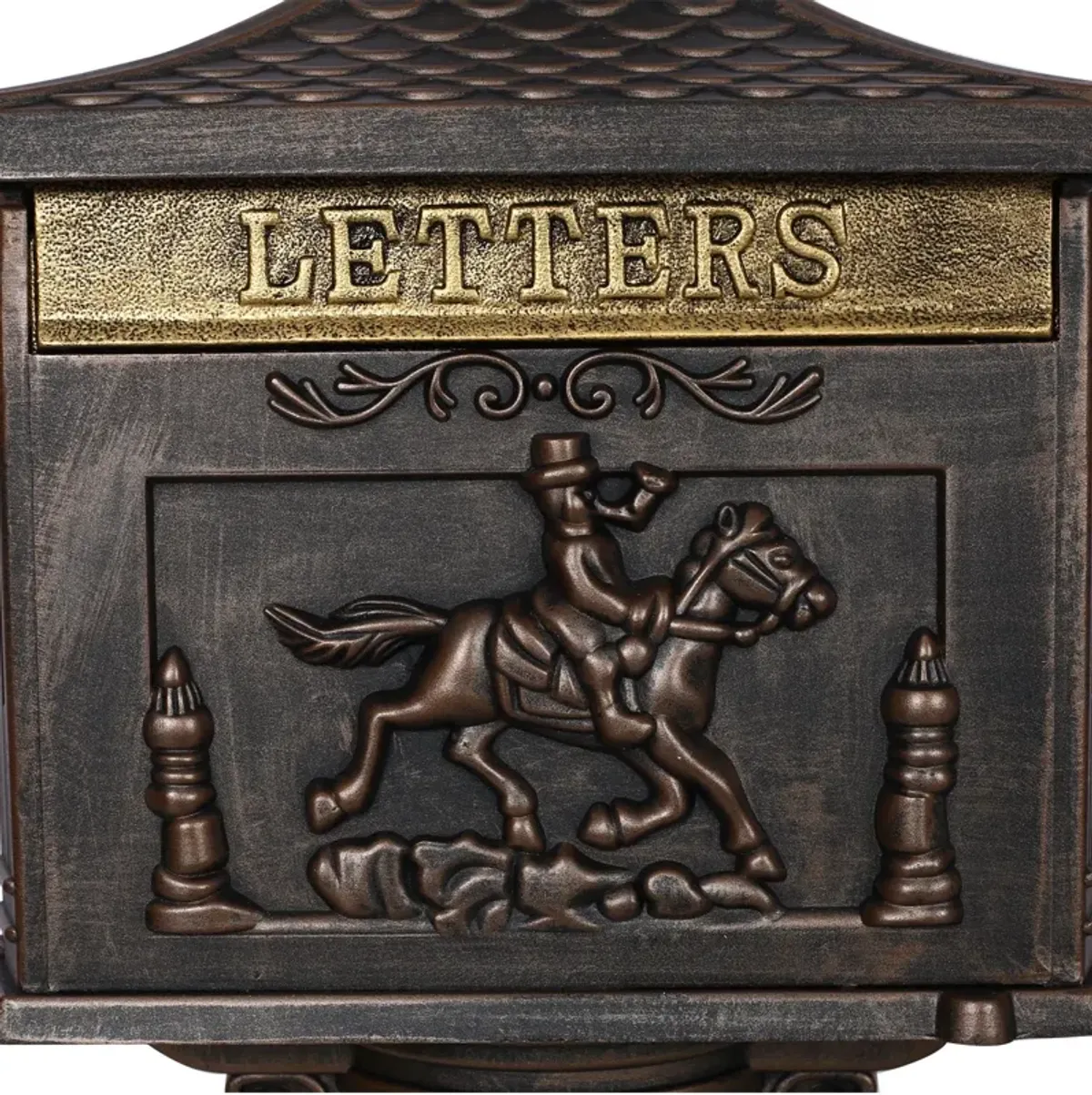 Cast Aluminum Mail Box, Postal Box, Mailbox